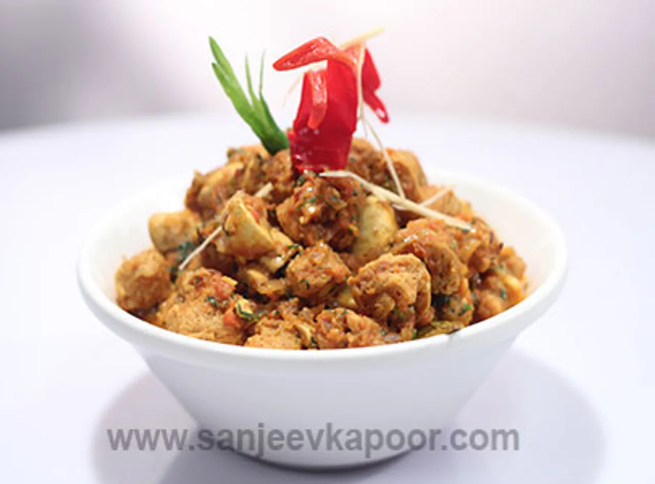 Soyabean Mushroom Curry