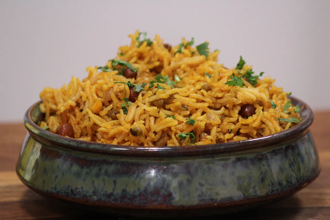 Mixed Sprout Pulao 