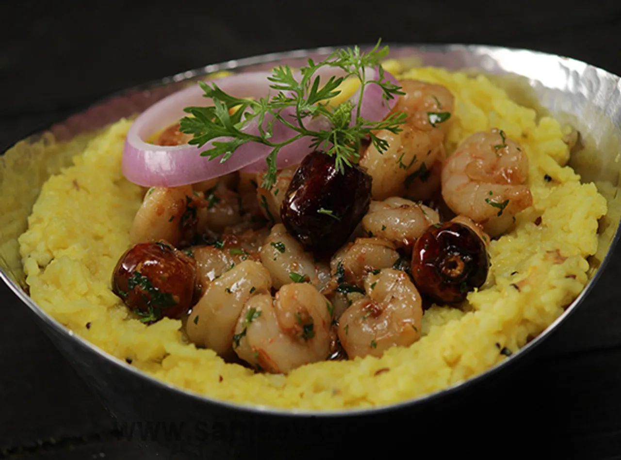 Prawn Dal Khichdi