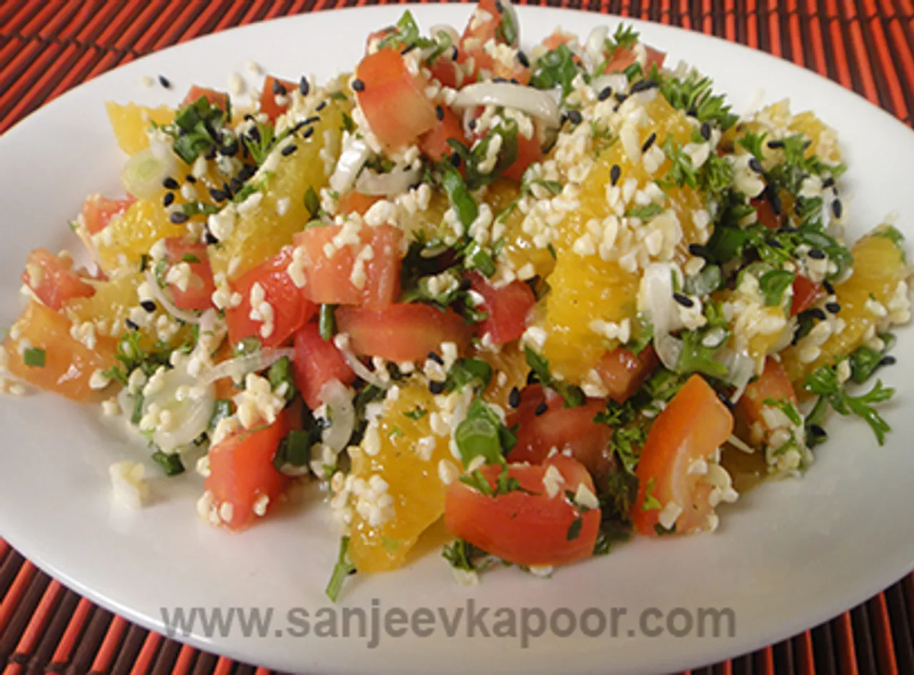 Orange and Broken Wheat Salad