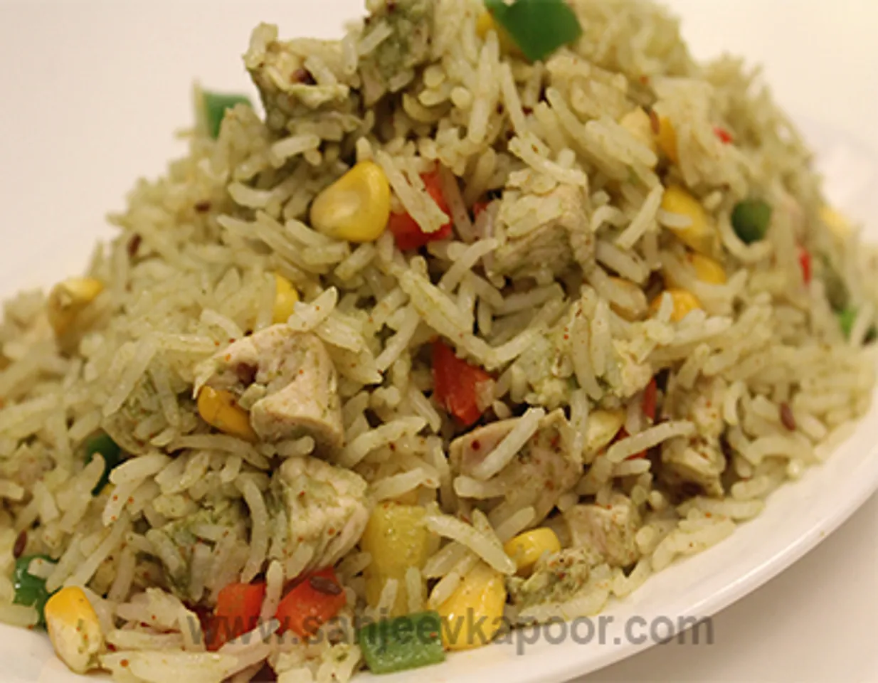 Chutney Chicken Vegetable Rice