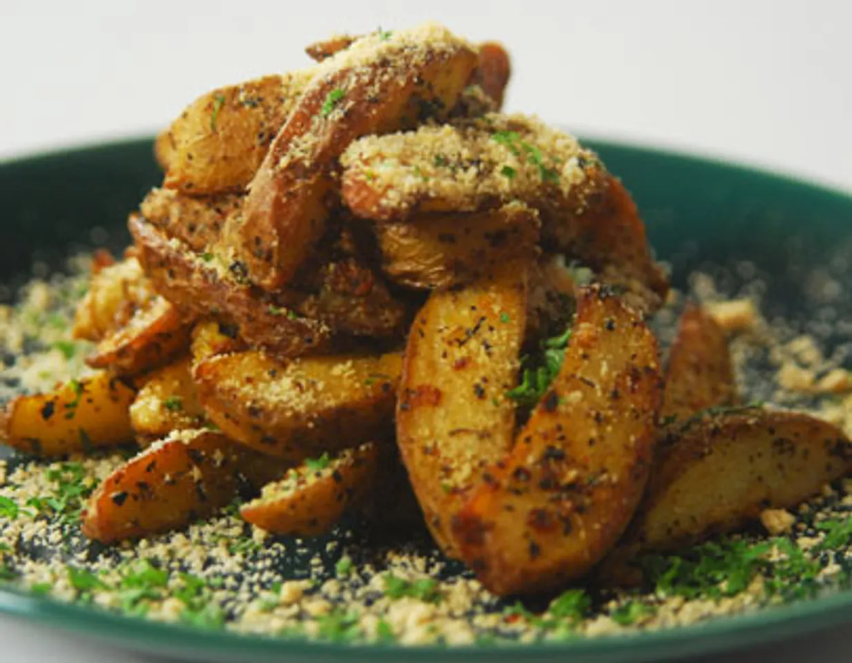 Paprika and Parmesan Roasted Potato Wedges