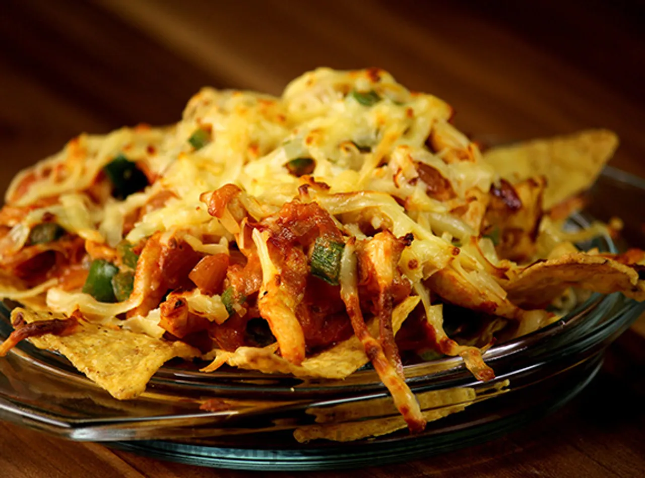 Cheesy Chicken Nachos