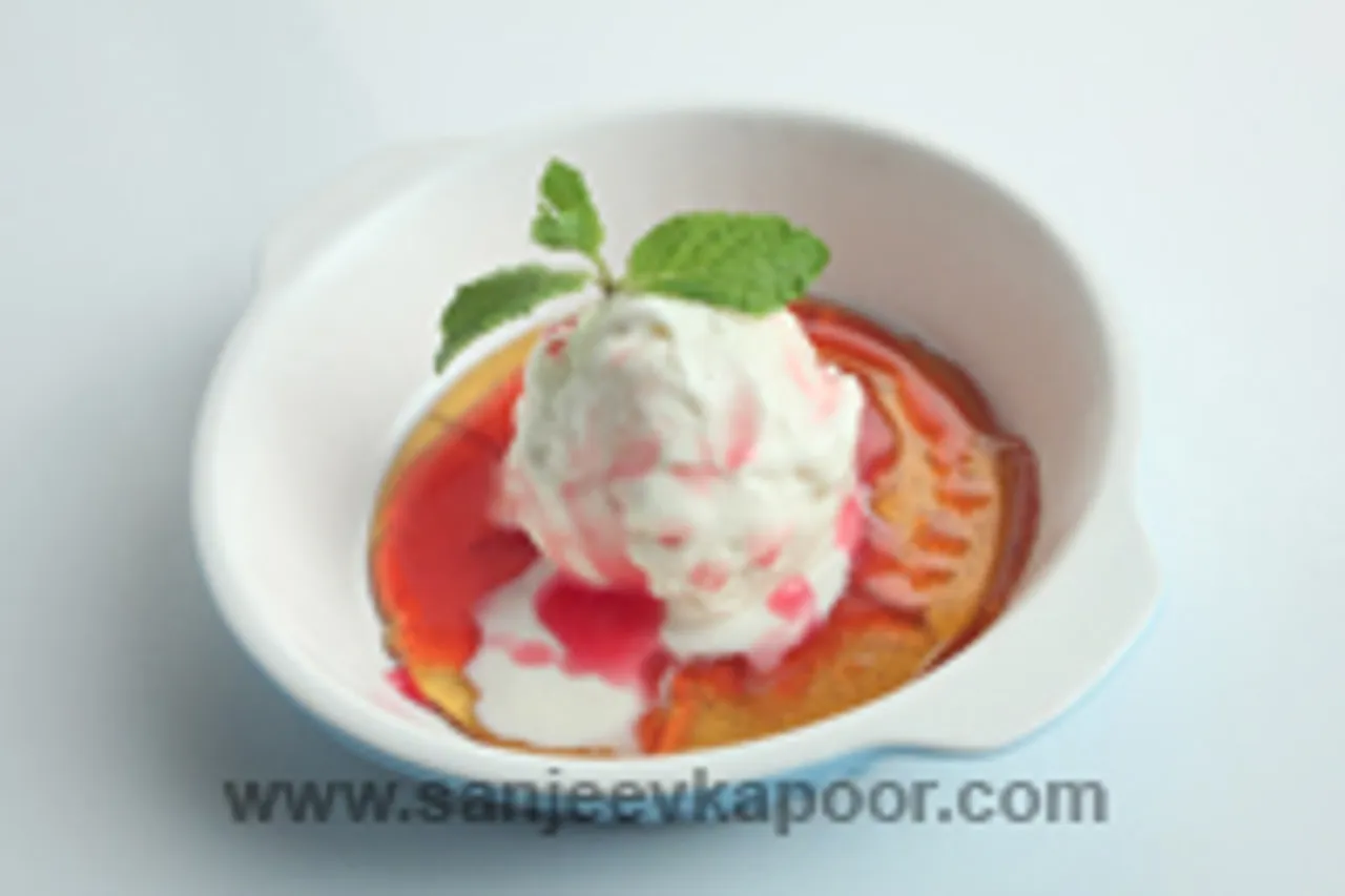 Chenna Icecream With Patali Gud Syrup