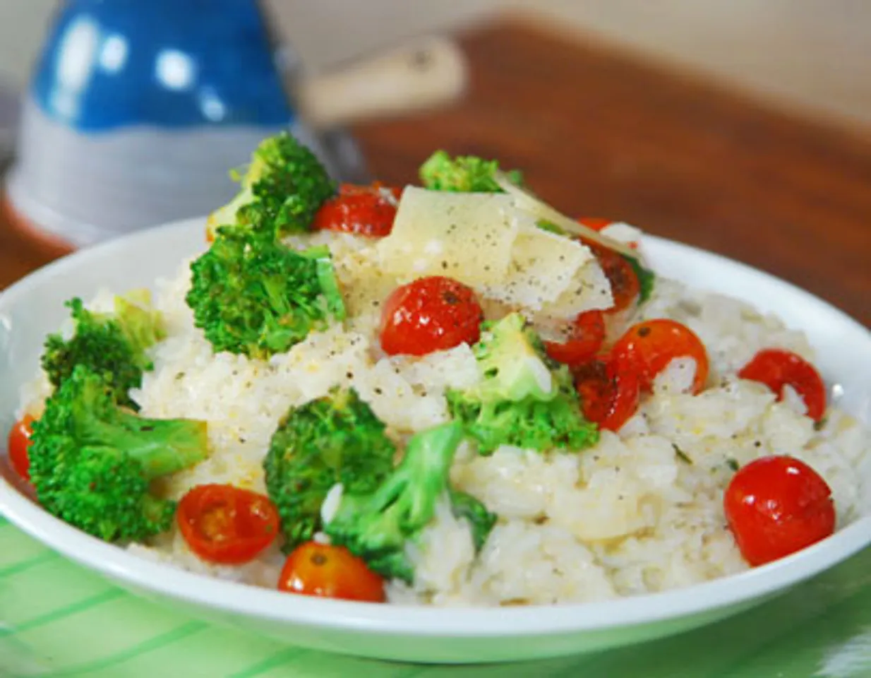 Herb Risotto with Leftover Rice