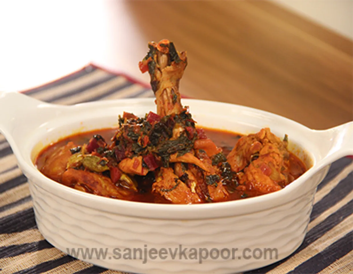 Chukandari Chicken Saag