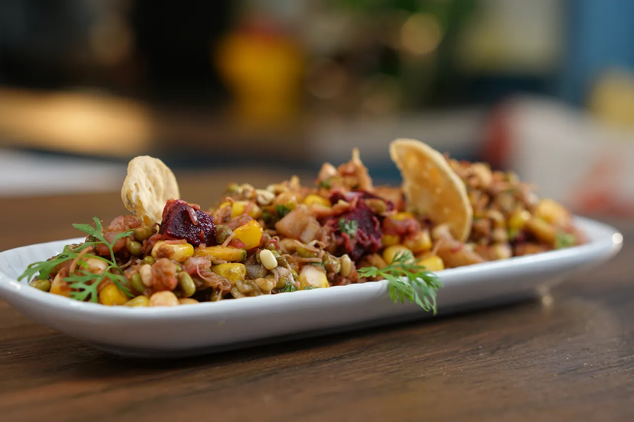 Corn Sprouts Bhel