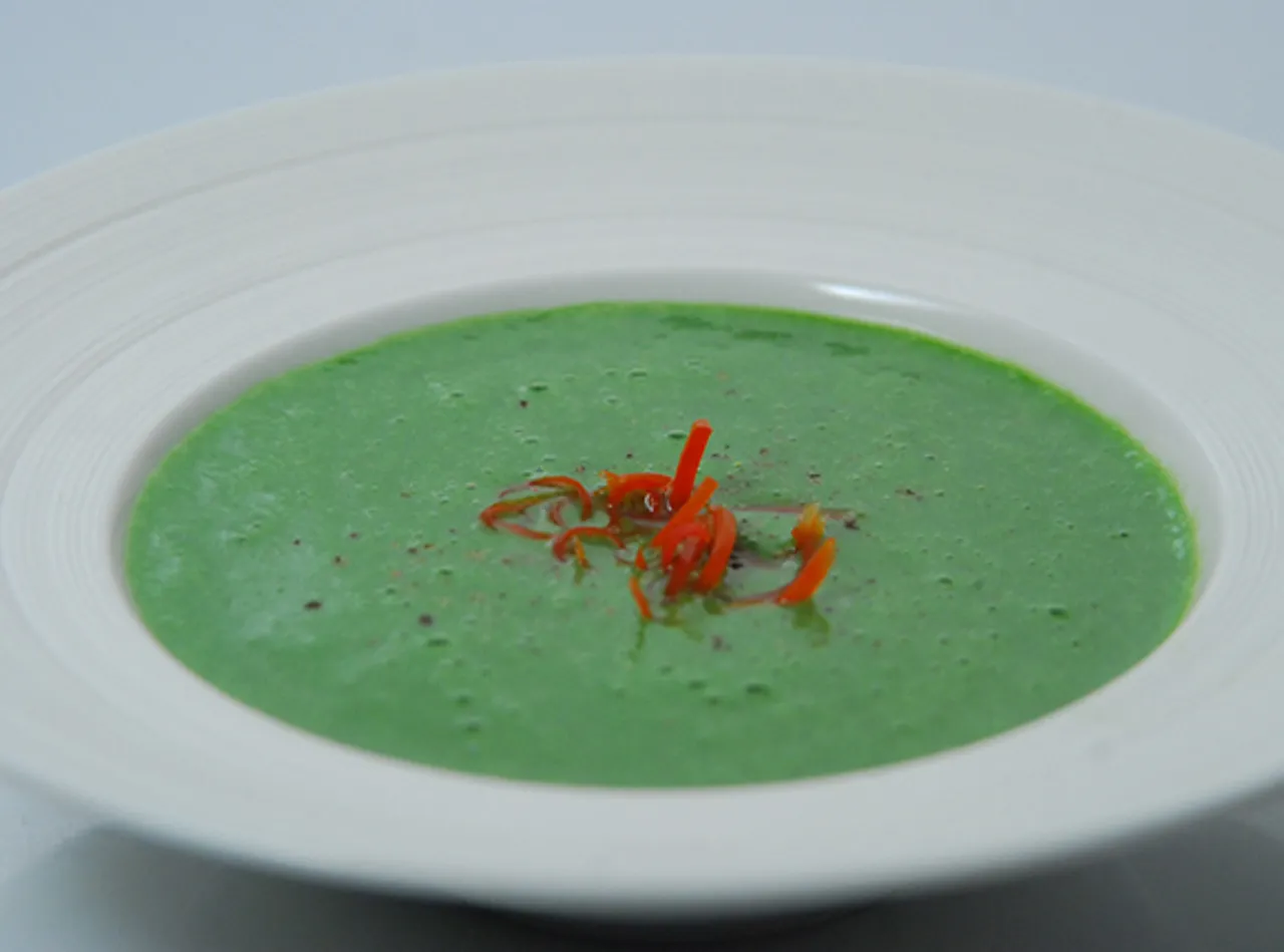 Dairy Free Spinach Soup-Cook Smart