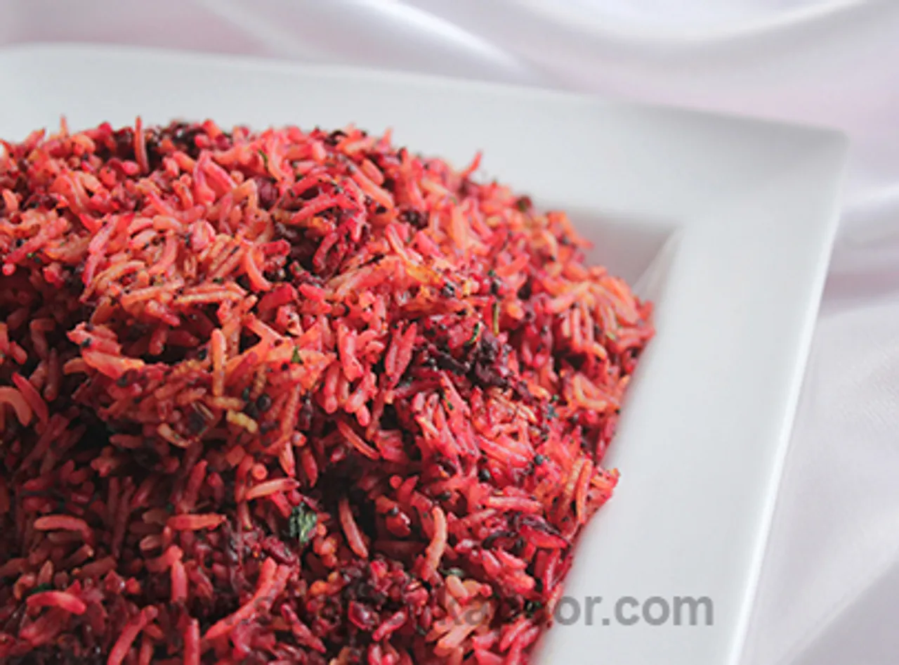 Beetroot and Kasundi Pulao