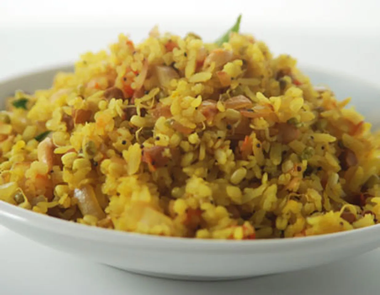 Poha With Mixed Sprouts