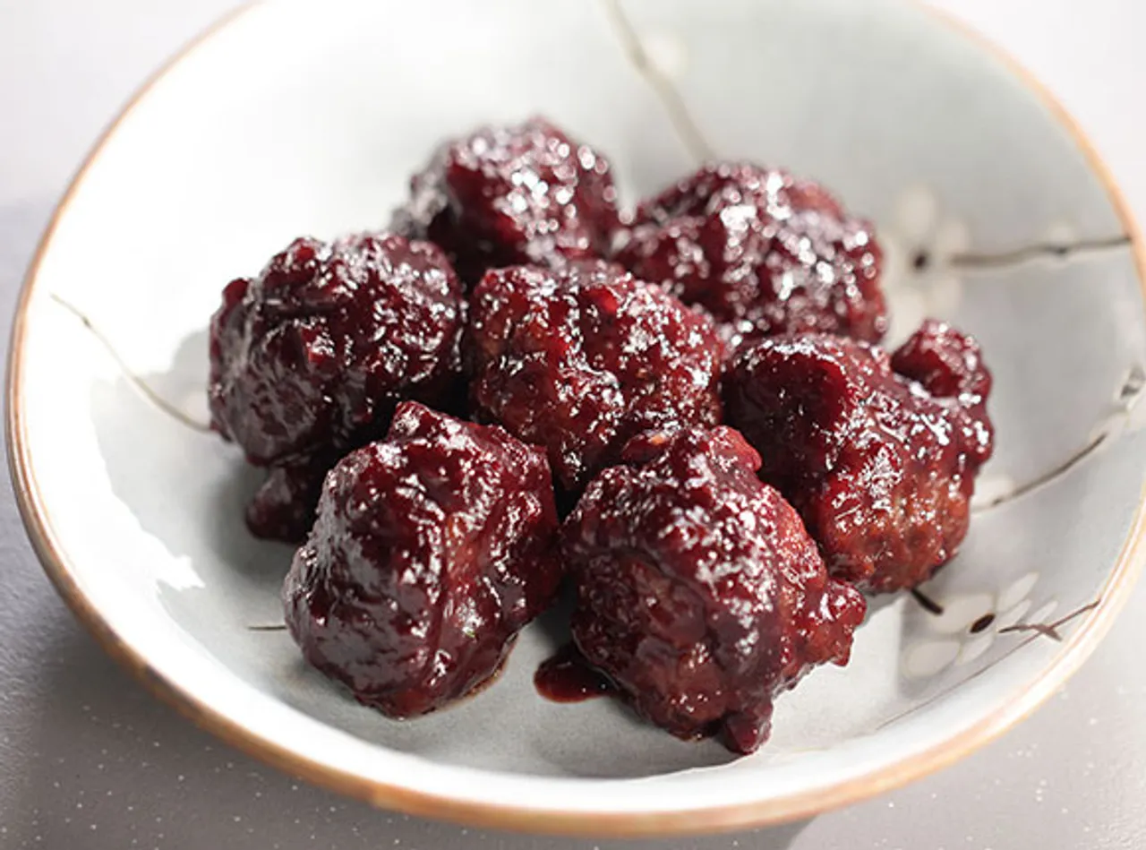 Meatballs in Cherry Sauce-SK Khazana