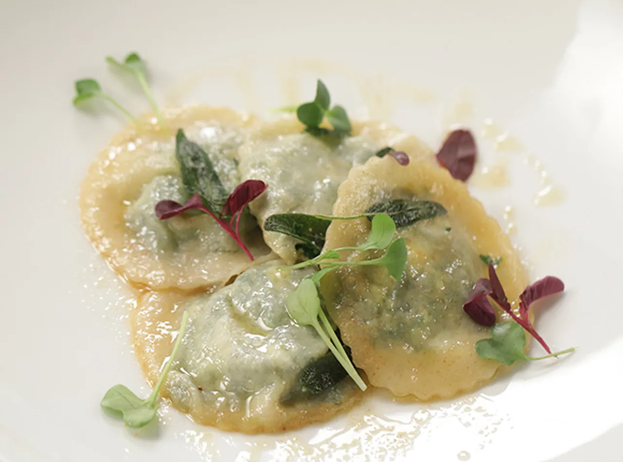 Spinach and Ricotta Ravioli - SK Khazana