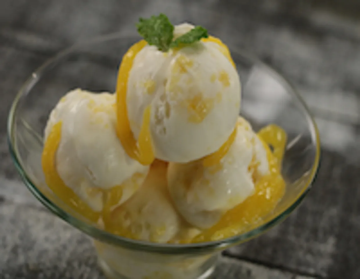 Lemon Curd Ice Cream 