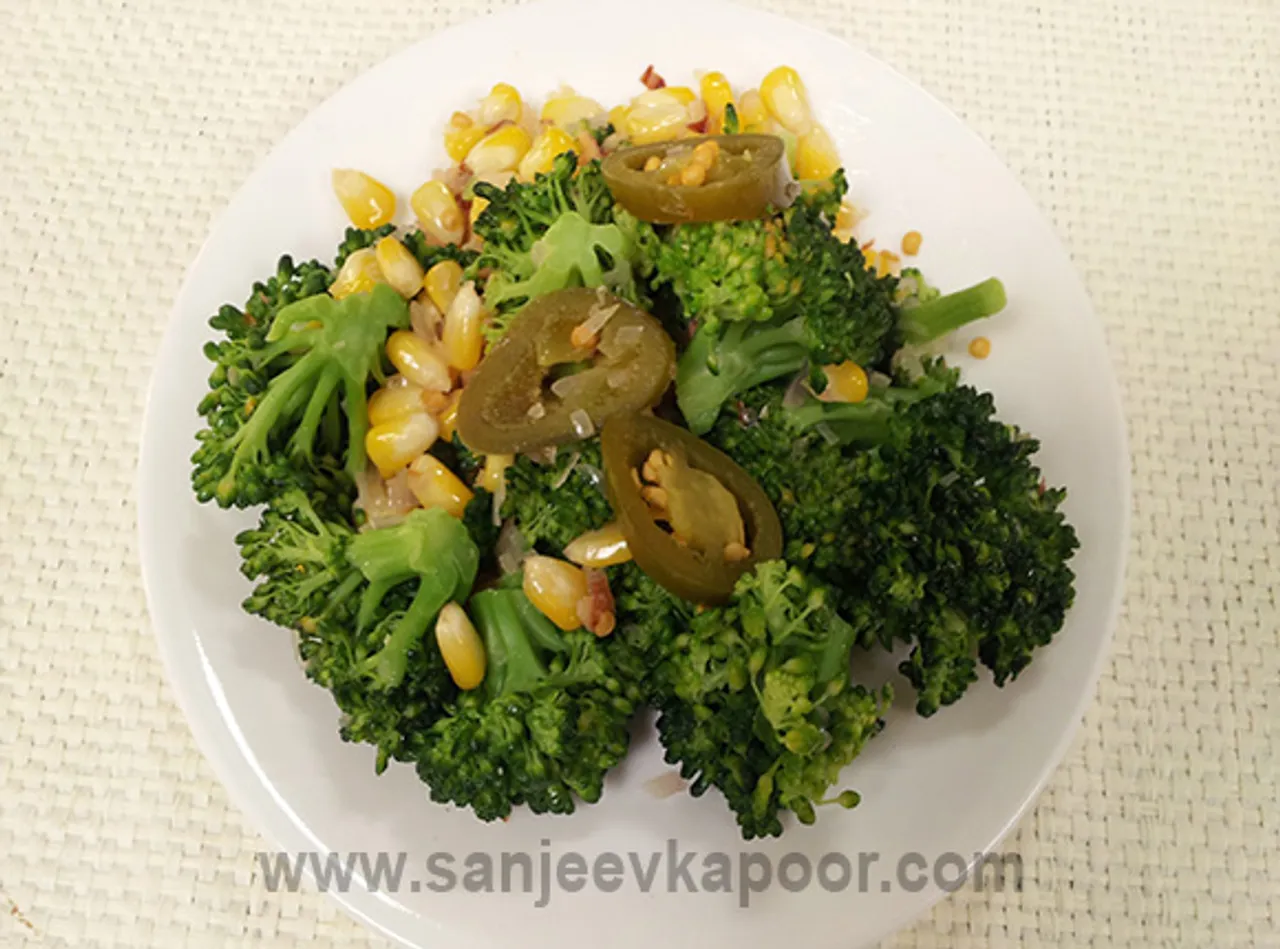 Broccoli Corn Jalapeno Stir Fry