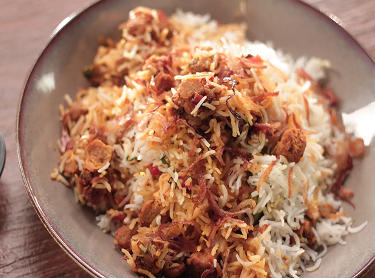 Soya Nugget Biryani - SK Khazana