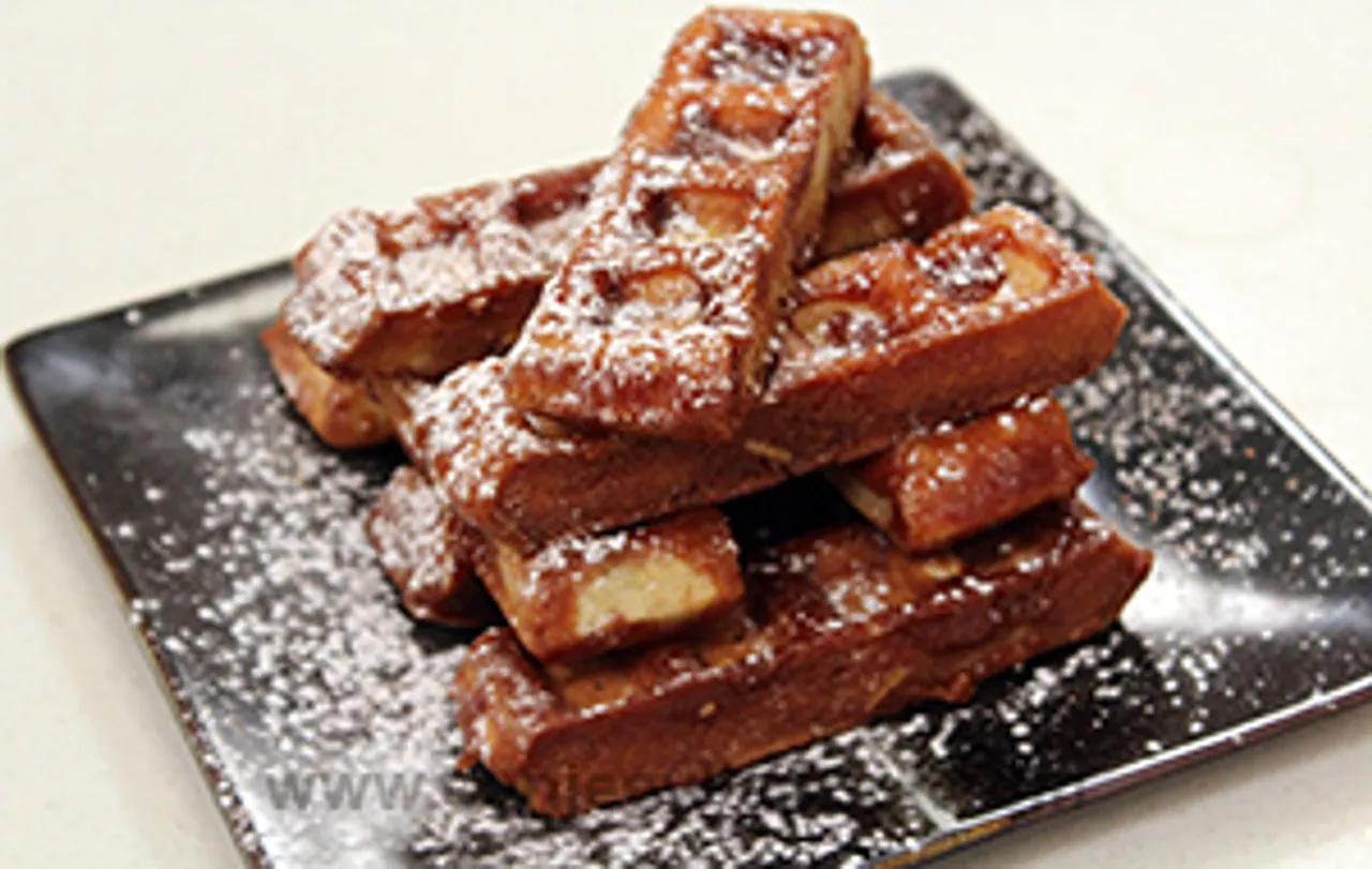 Cinnamon Waffle Sticks