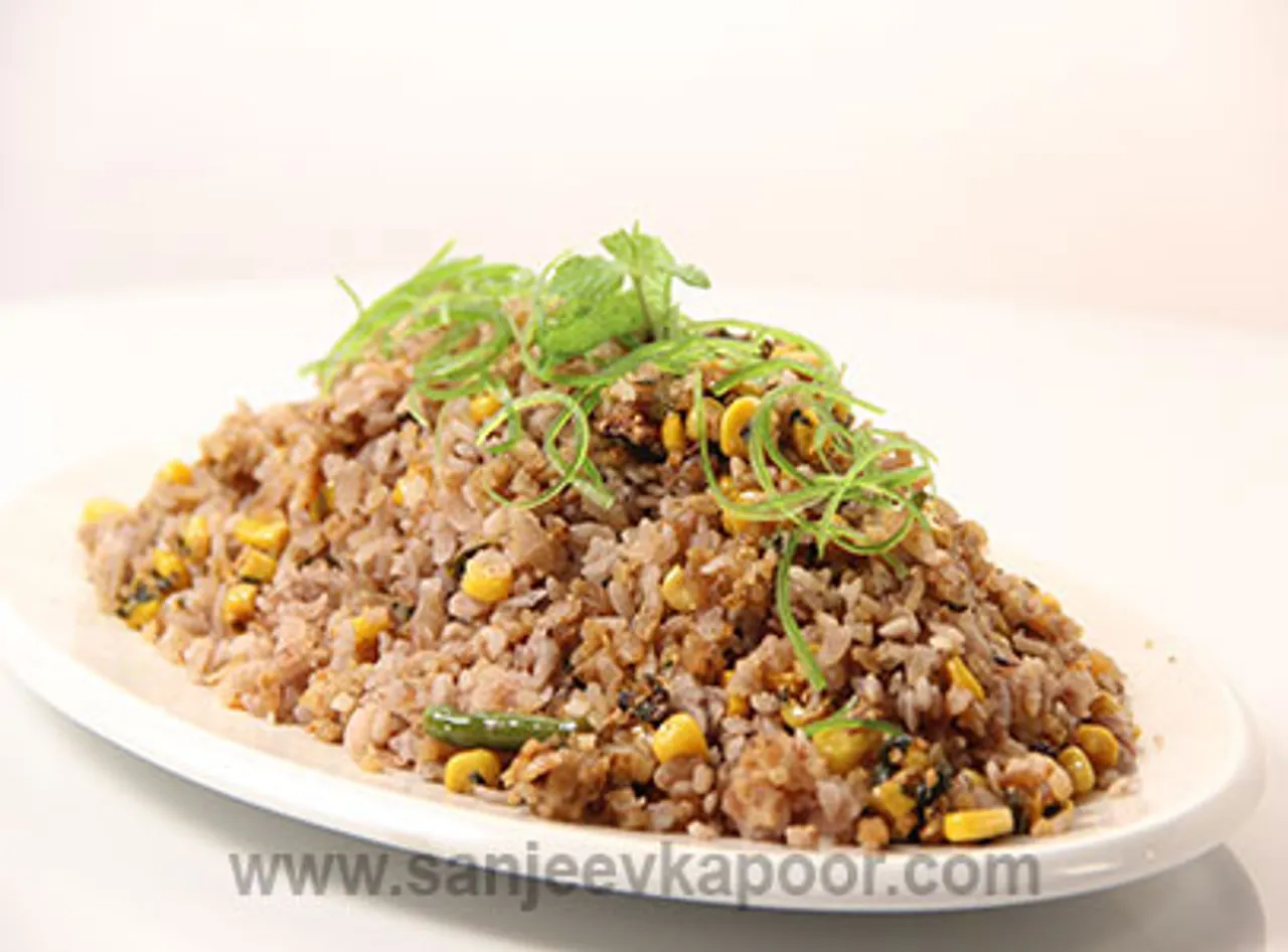 Methi Brown Poha Biryani