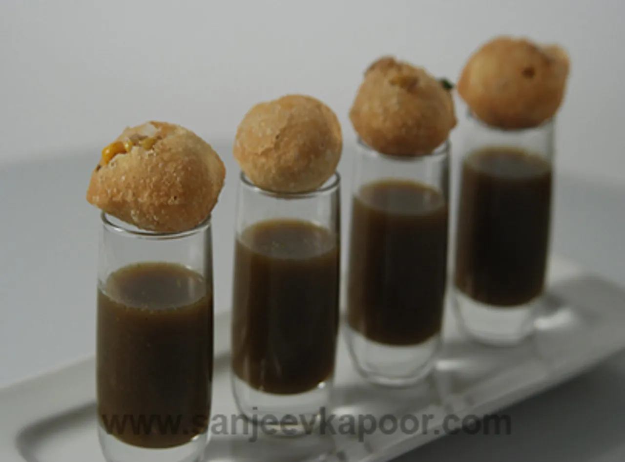 Corn Gappe With Juice