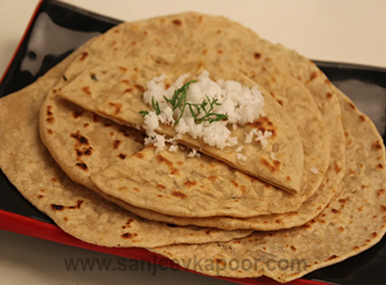 Coconut and Rice Parantha