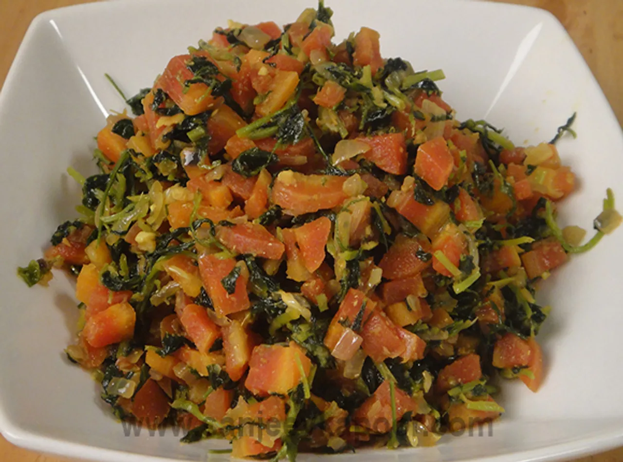 Carrot Methi Sabzi