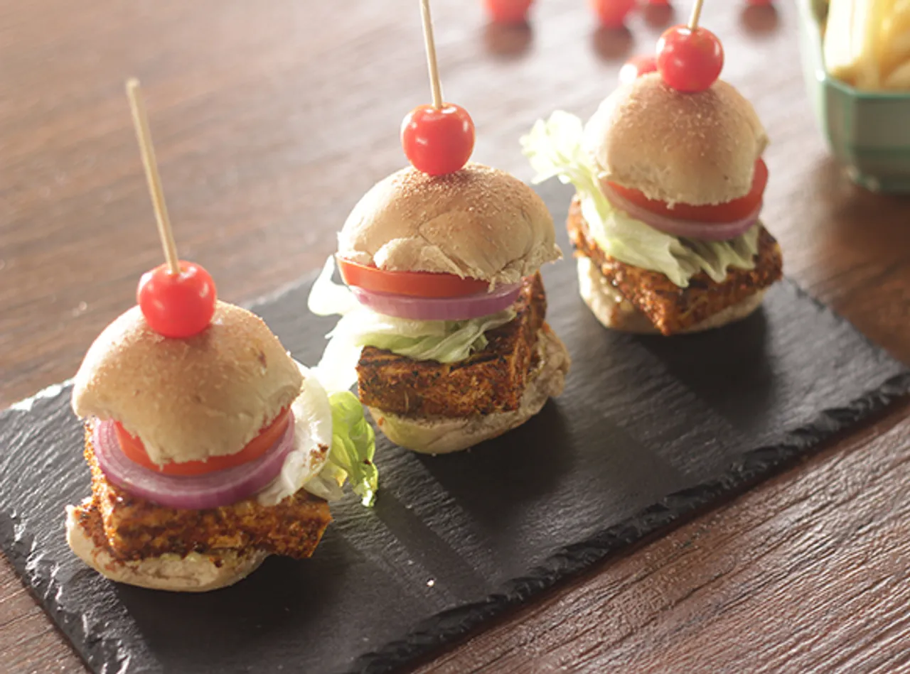 Peri Peri Paneer Sliders - SK Khazana