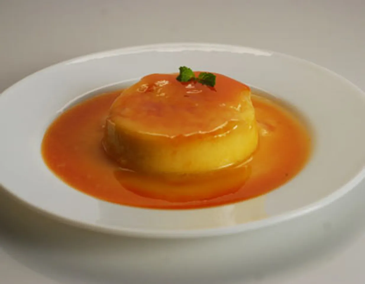 Orange Caramel Custard