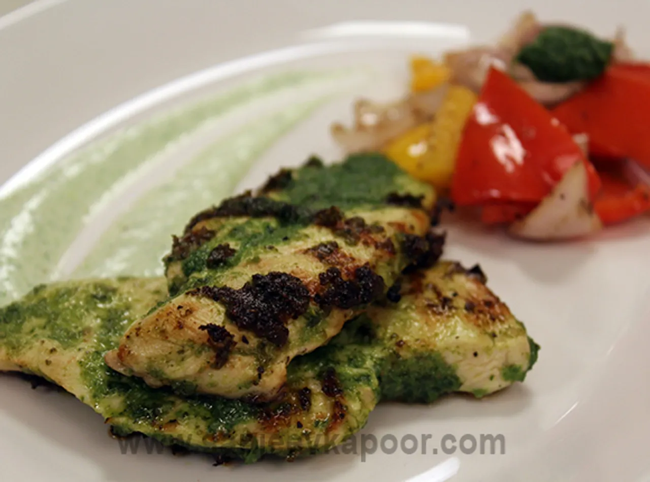 Grilled Pesto Chicken