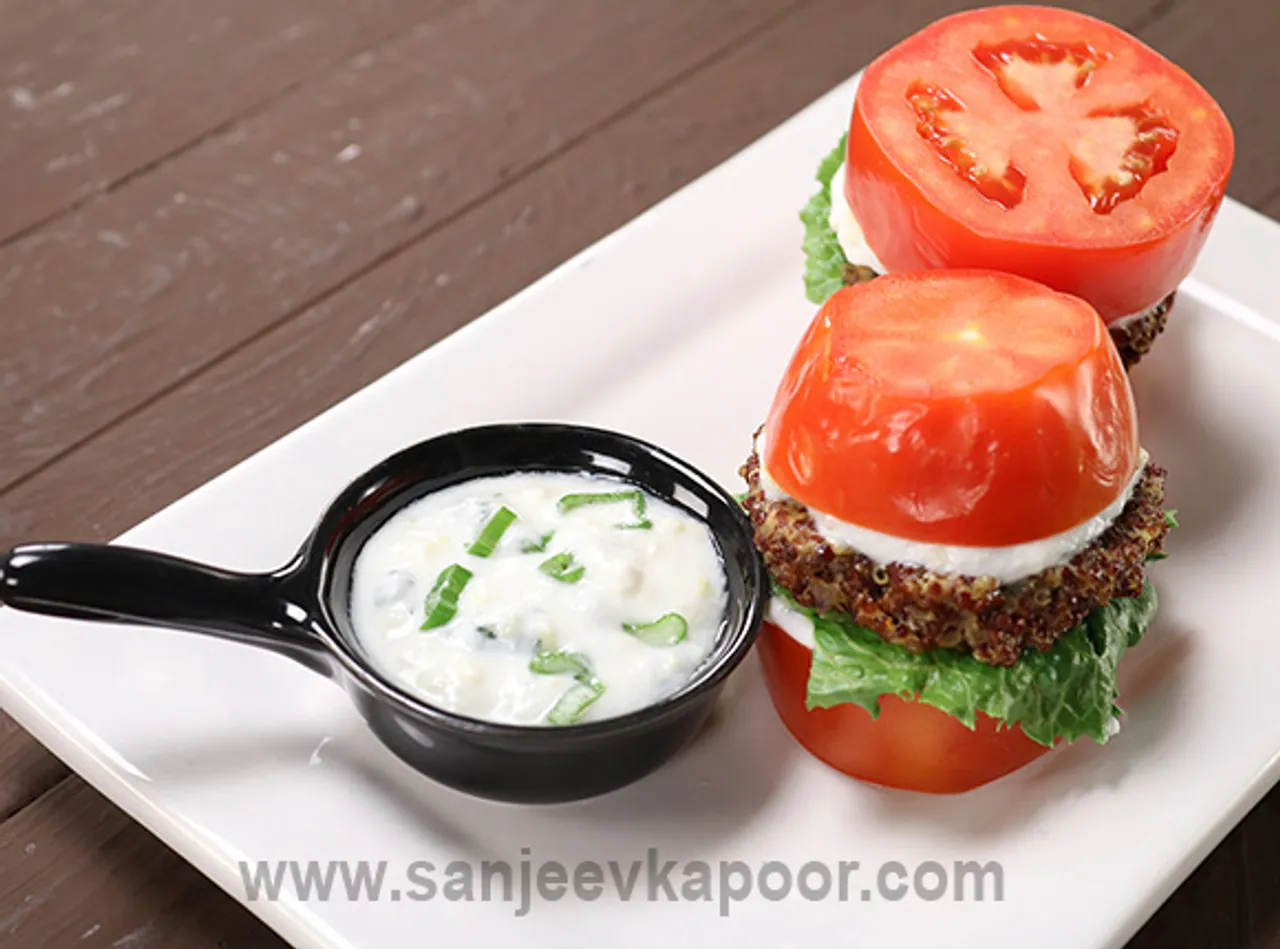 Edamame Quinoa Burger