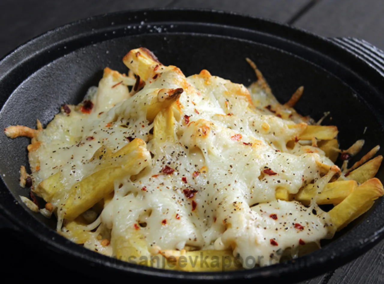 Cheesy Sweet Potato Fries