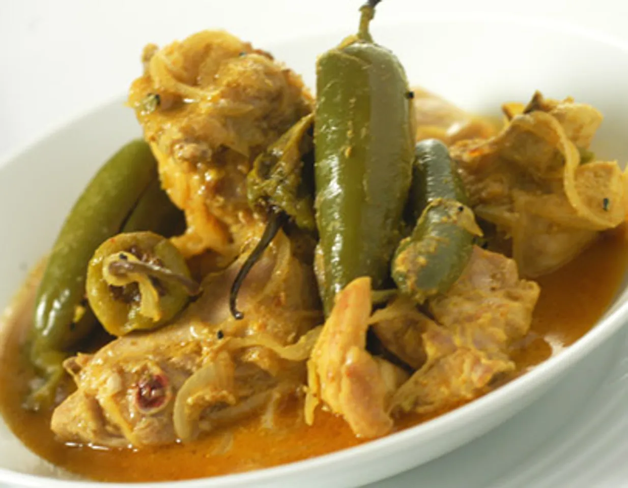 Kachchi Mirchi Ka Murgh