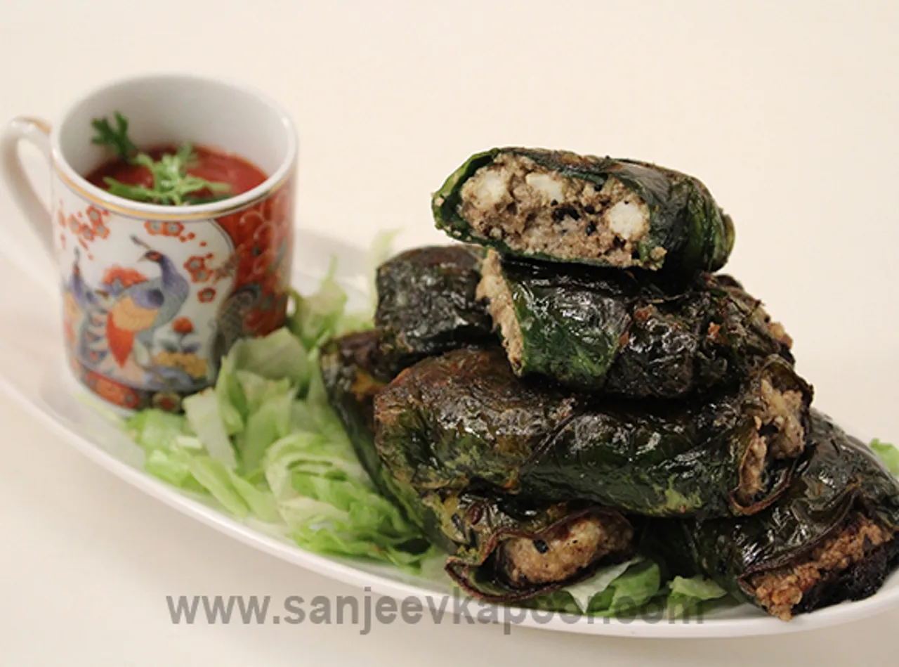 Patra Wrapped Paneer