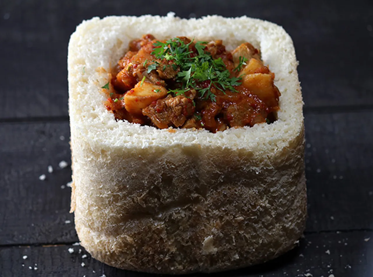 Mutton Vindaloo Bunny Chow