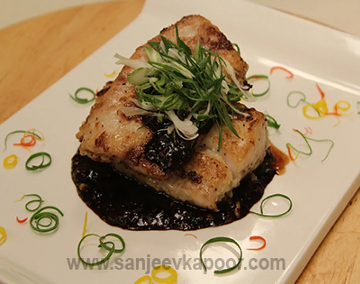 Pan Seared Fish with Soy Sauce