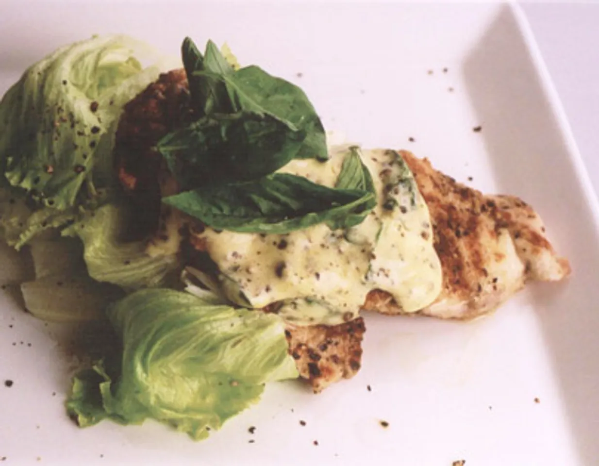 Pan Fried Chicken Breasts With Lemon And Basil Sau