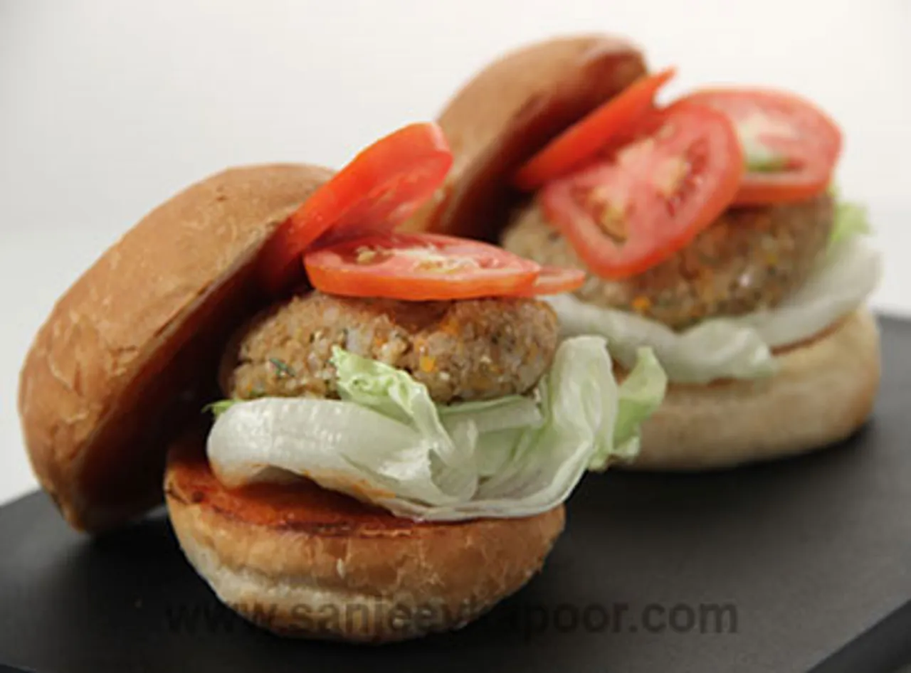 Low Fat Mushroom Burger