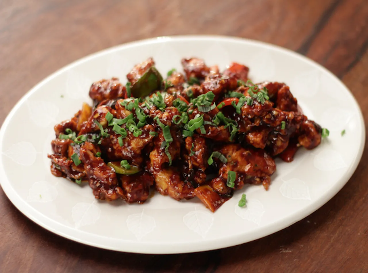 Chicken Schezwan Manchurian Dry 