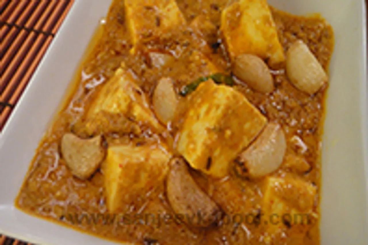 Garlicky Paneer