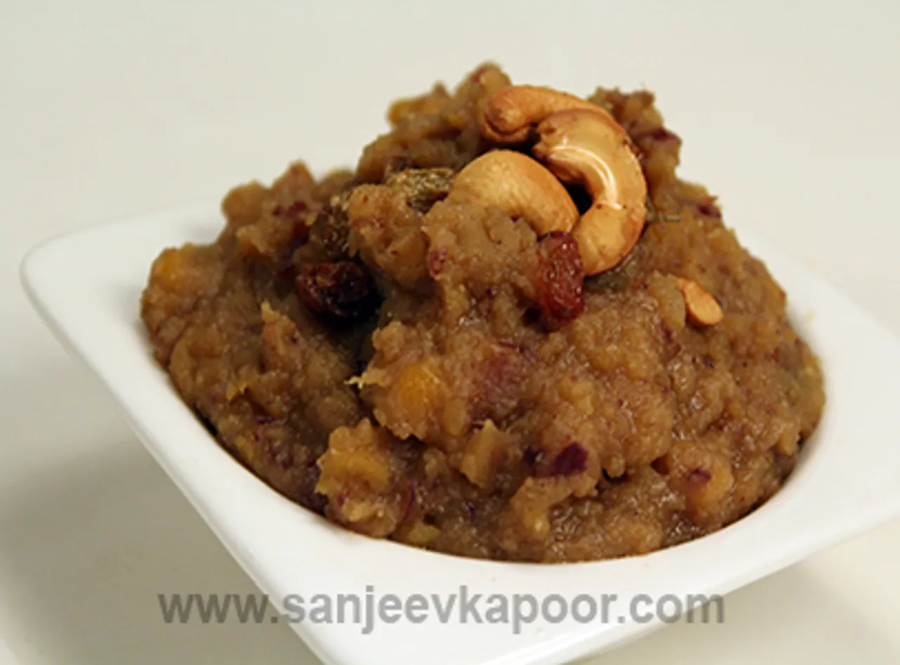 Chana Dal and Khajur Halwa