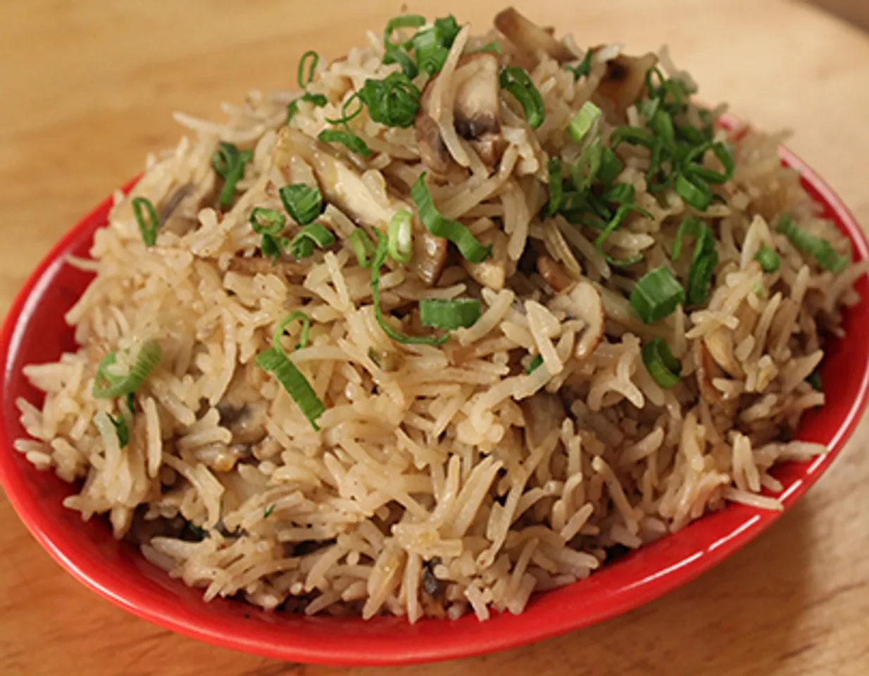 Chilli Mushroom Fried Rice