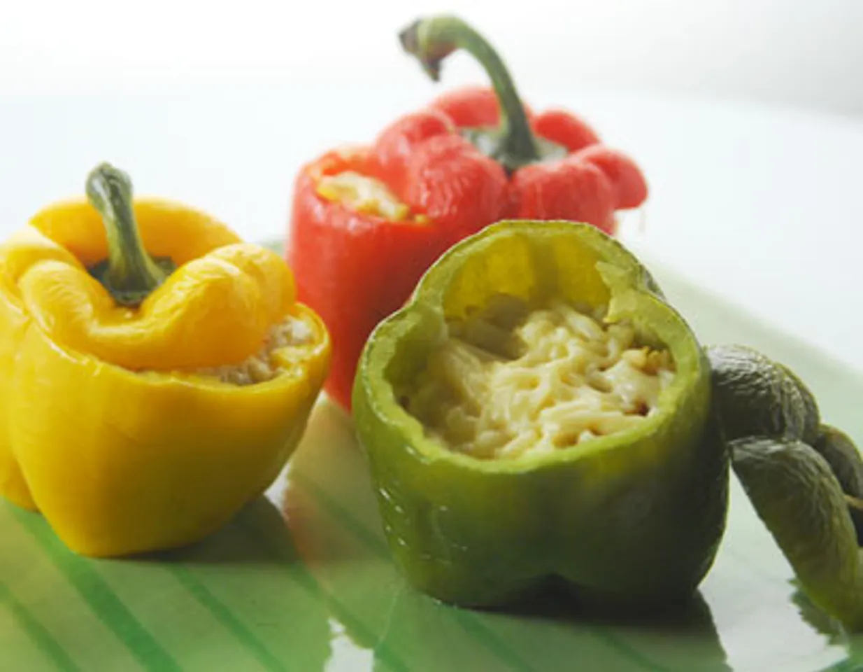 Moong Stuffed Capsicum