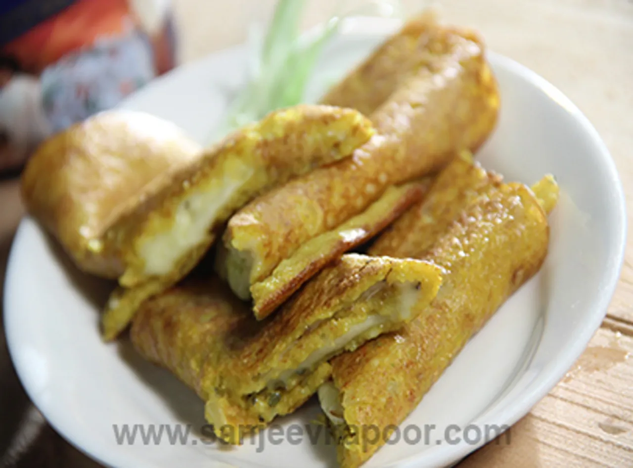 Rice and Moong Dal Pancakes