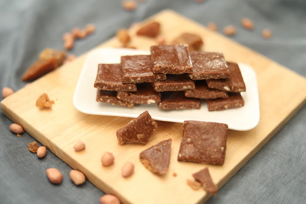 Chocolate Peanut Chikki