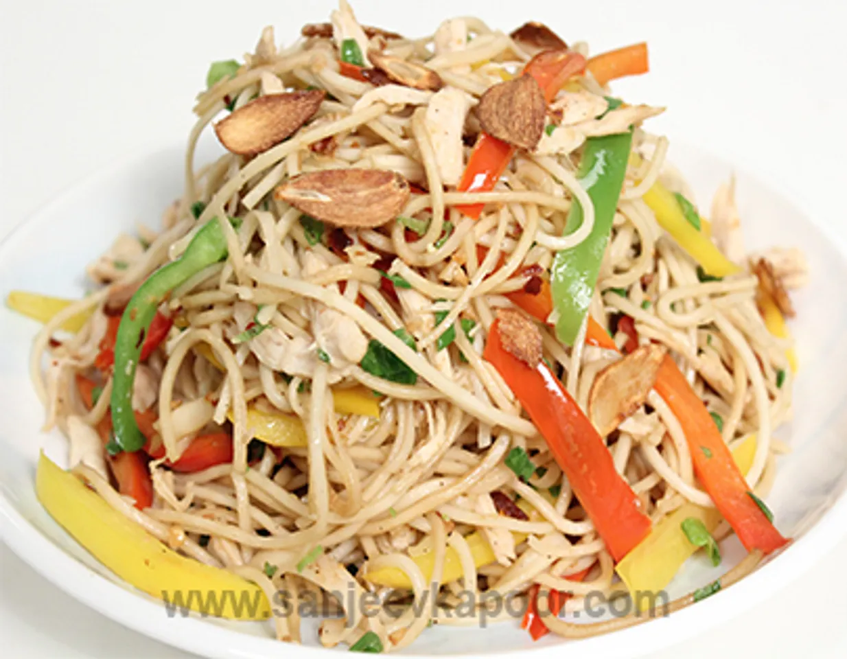 Chicken Burnt Garlic Noodles