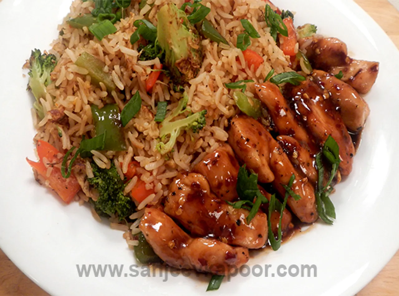 Honey Chilli Chicken Rice