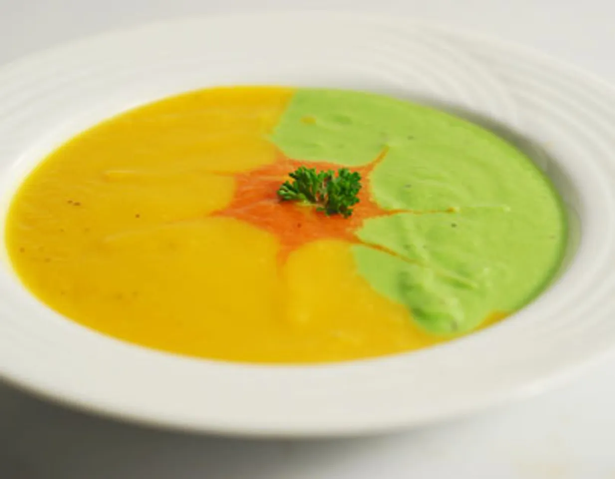 Peas and Pumpkin Soup