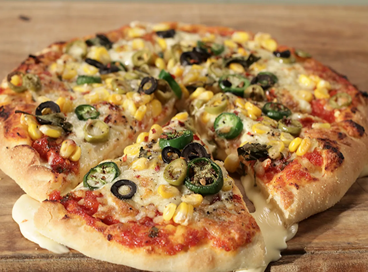 Double Cheese Burst Pizza - SK Khazana