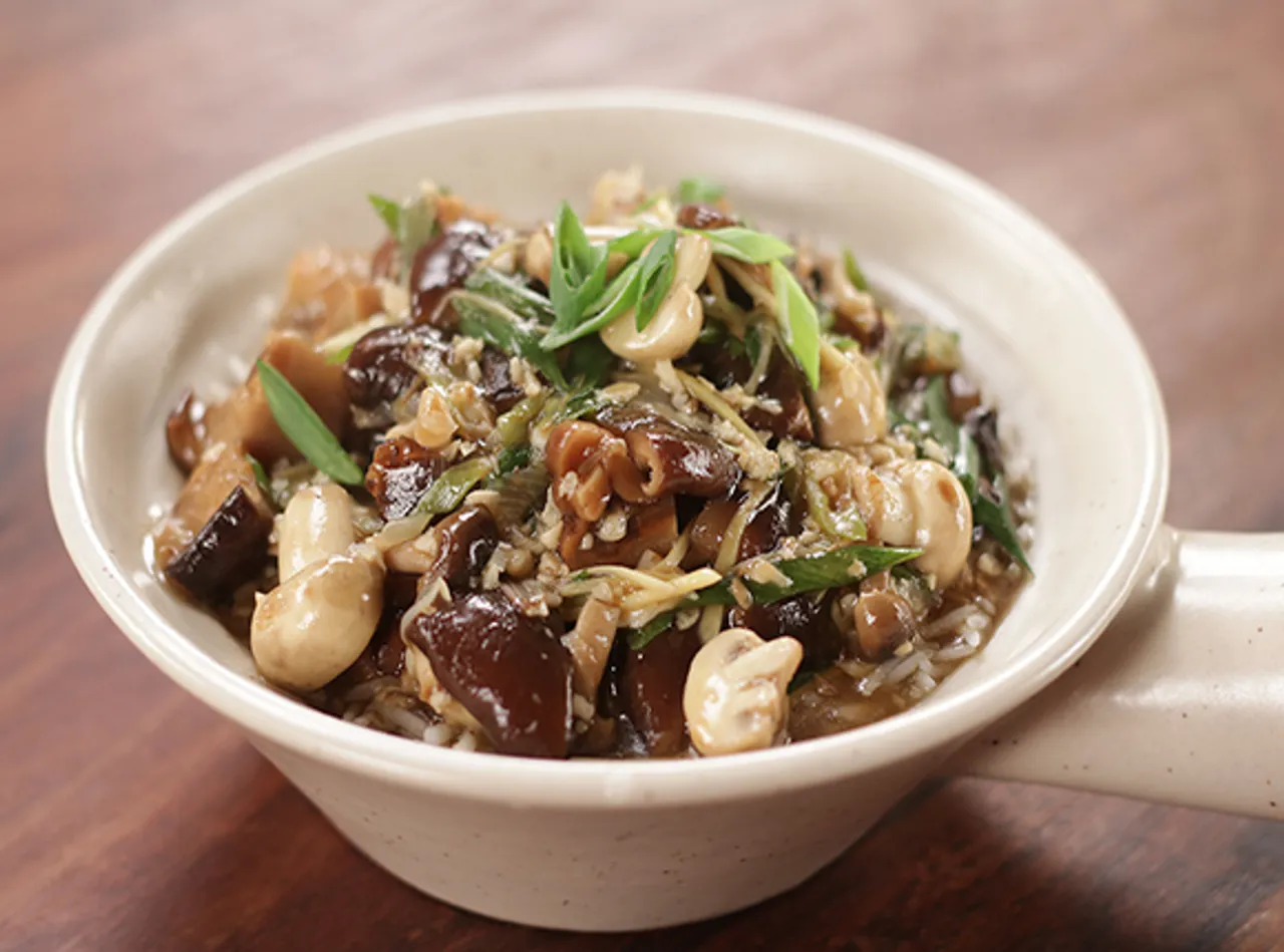 Mushroom Pot Rice 