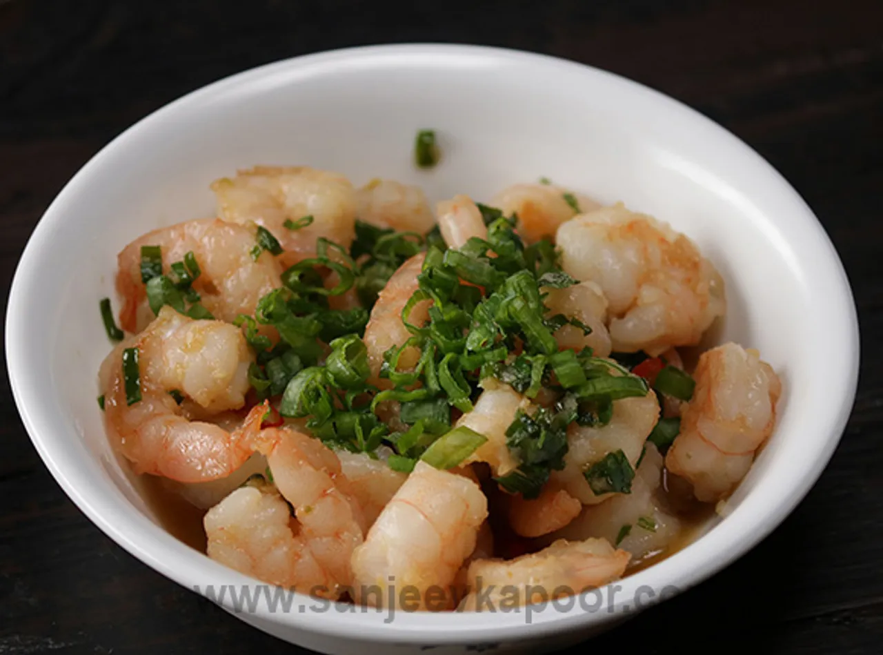 Honey Garlic Prawns