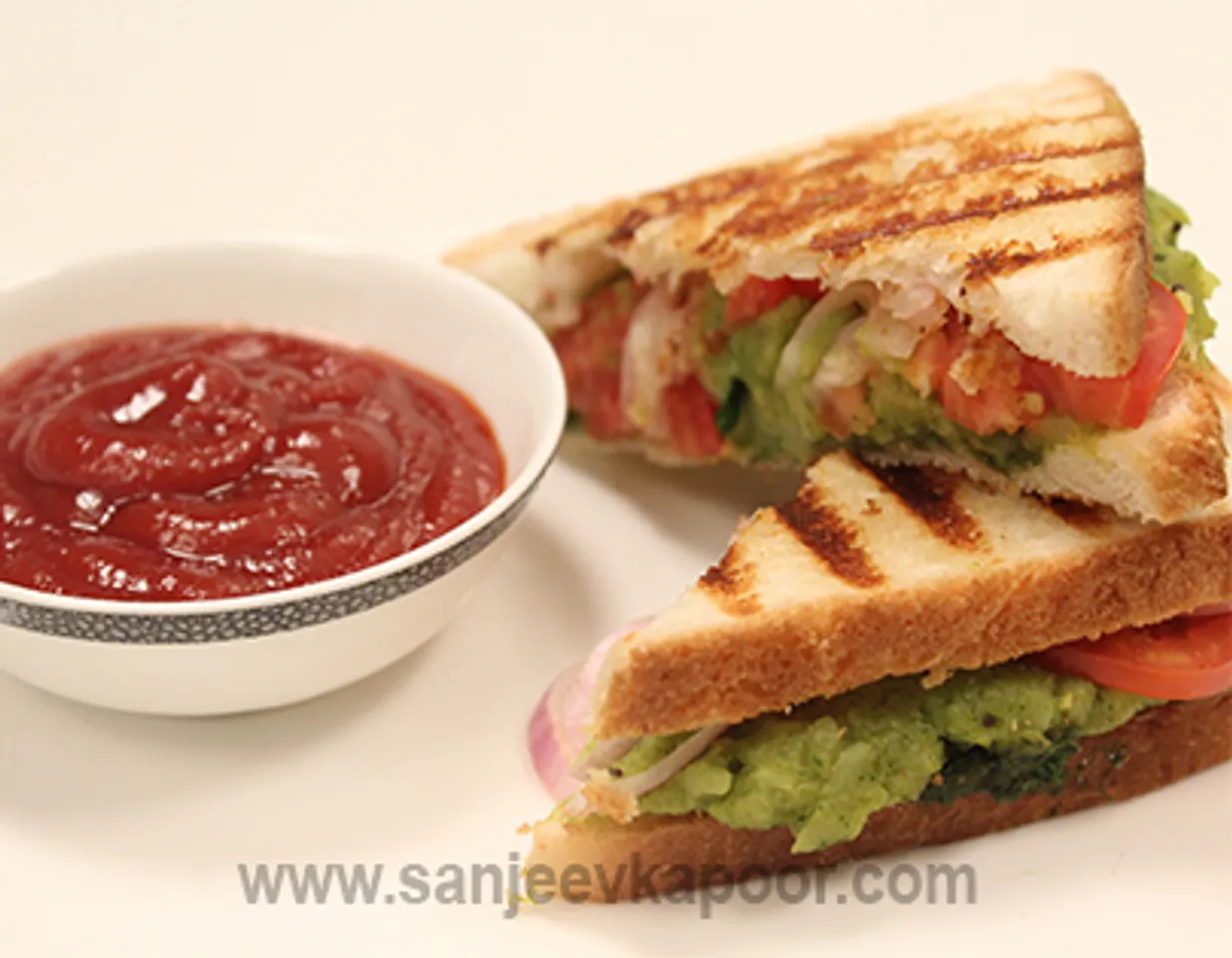 Aloo Sabzi Sandwich