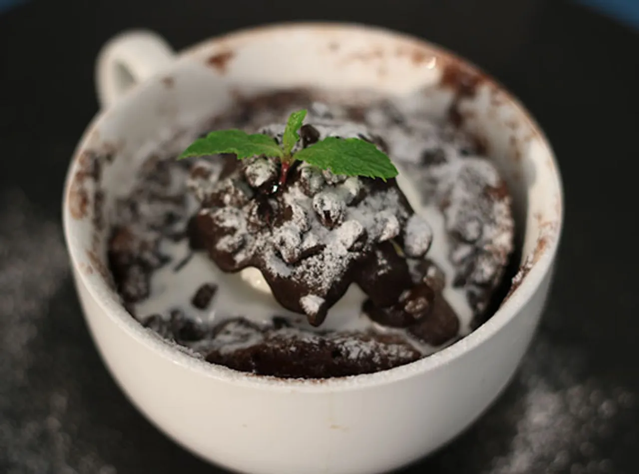 Banana Chocolate Mug Cake